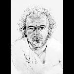 Self Portrait -4 (with perm) - 1979 - Pencil on paper - 42cm x 30cm 