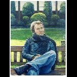 Still Waiting detail - 1979 - Pencil crayon on paper - 82cm x 82cm octagonal 