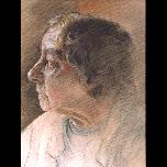 Echoes of Sariah -4 - 1980-81 - Pastel on Canson Paper - 76cm x 53cm 