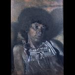 TV Light -Jean - 1981 - Pastel on Canson Paper - 76cm x 53cm 
