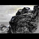 Rocky Summit (Cornwall) - 1993 - Pen and ink - 20cm x 25cm 