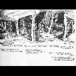 Sketchbook -Perranporth 5 - 1993 - Pen and ink - 20cm x 25cm 