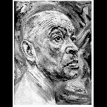 Lorenzo -study 4 - 2005 - Pencil and wash on canvas - 40cm x 30cm 