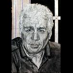 Mick 47years Later - 2011 - Pencil and wash on canvas panel - 60cm x 40cm 