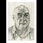 Study of Mark for a painting - 2016 - Pencil on canvas panel - 60 x 40cm  