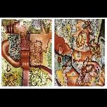 Experimental Spray-Print - 1971 - Sprayed Acrylic on Board - 122cm x 183cm 