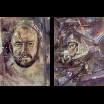 Doppelgangers Past and Present - 1982-83 - Watercolour on paper - 36cm x 52cm 