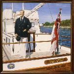 Graham Harvey-Evers  (commission) - 1986-87 - Oil on Canvas - 183cm square 