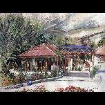 Ali's Place -Hisaronu, Fethiye - 1995 - Watercolour on paper - 20cm x 25cm 