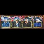 Before The Roses Fade - 1997-2001 - Watercolour on paper on board - 67cm x 203cm 