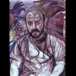 Mirror me 43 Honestly - 1990 - Watercolour on paper - 50cm x 40cm 