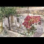 Opposite Dwelling -Karaincir - 1994 - Watercolour on paper - 26cm x 36cm 