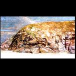 Study -1 coastline - 1993 - Watercolour on paper - 23cm x 30cm 