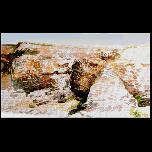 Study -3 coastline - 1993 - Watercolour on paper - 23cm x 30cm 