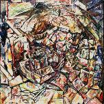 The River of No Return - 1994 - Acrylic on canvas on board - 122cm x 119cm 