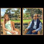 Debs and James -diptych (commission) - 2007 - Oil on Canvas - 100cm x 75cm (each panel) 