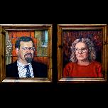 Donald and Gundi -(commission) - 2003 - Oil on Canvas - 61cm x 51cm (each panel) 