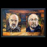 Journey - The Painter and his Brother - 2010 - Acrylic on canvas panels - 78cm x 122.5cm