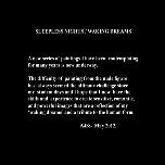 Sleepless Nights � Waking Dreams - 2012 -  Statement