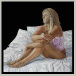 Night Falls #1 - 2013 - Acrylic on canvas - 80 x 80cm 