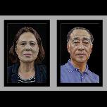 Couples - Juan & Yude - diptych - 2016 - Oil on Canvas Panels - 60 x 40cm  each panel