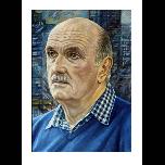 Nick #2 for Crossing The Hudson - 2017 - Oil & Acrylic on Canvas Panel - 59.4 x 42cm