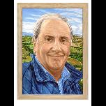 Remembering Tim � Fermo, Italy - 2017 - Oil & Acrylic on Canvas Panel - 59.4 x 42cm