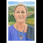 Jan for Casa Giallo - 2017 - Acrylic on canvas panel - 60 x 40cm 