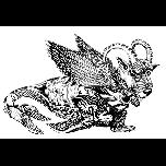 Bison-Fish - 1971 - Pen and ink - 30cm x 40cm 