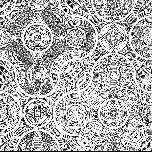 Delicate Interlace - 1971 - Pen and ink - 30cm square 