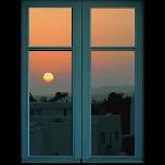 Right Window Reflection (Tunisia) - 2010 - Photo Assemblage 